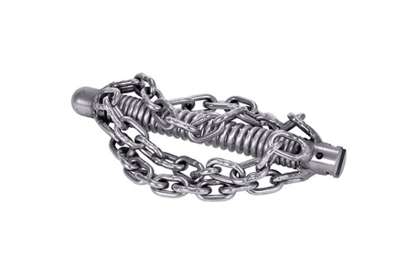 ROM Kettingklopper, glad, 4-slag, aansluiting 16mm veer